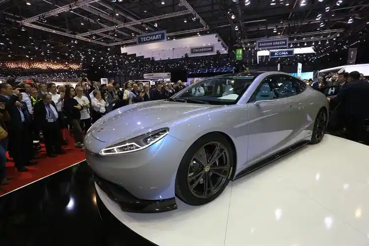 2018日内瓦车展绿驰纯电动超级轿跑金星亮相