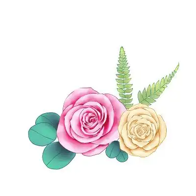 感恩节鲜花元素