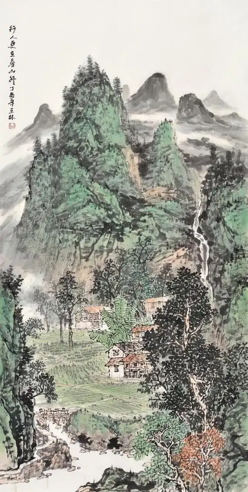 艺术名家著名画家王林作品赏析