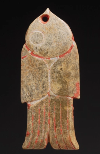 商至西周玉鸟形佩二美国哈佛艺术博物馆藏