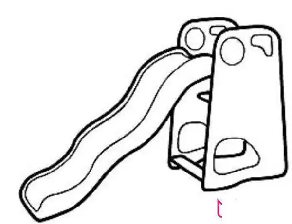 幼儿园户外活动器械简笔画