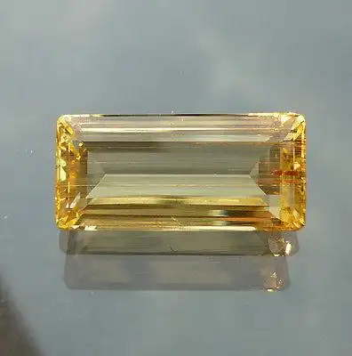 05 ct natural heliodor beryl yellow rectangle emerald cut loose
