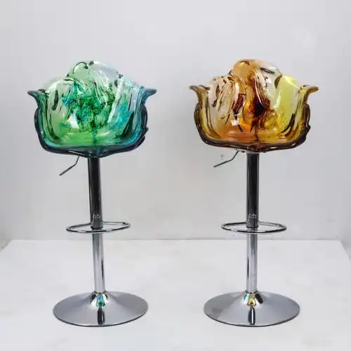 透明树脂吧台椅子质感无敌