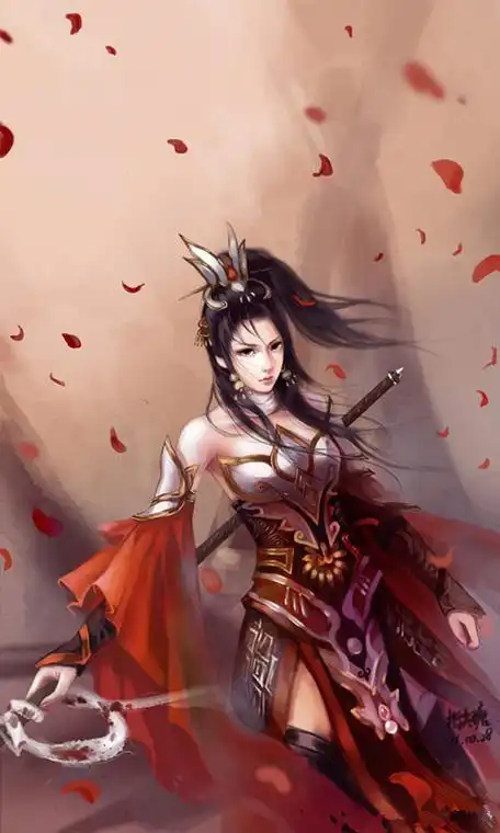 114谁说女子不如男二次元霸气十足的古风女将军组图来袭