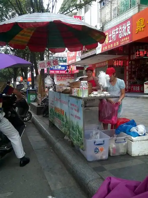 糯米饭小摊月入8万图