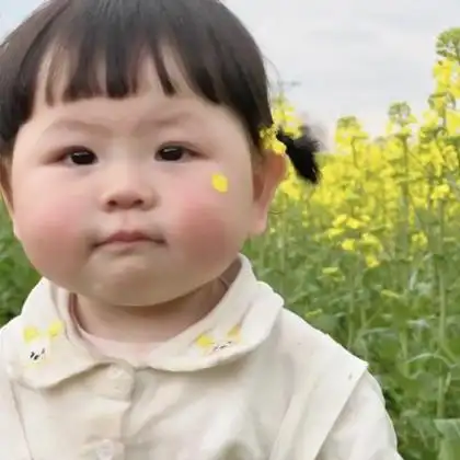 头像女生萌娃真人胖胖的可爱图片