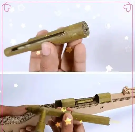 总是吃不到鸡那就用纸做一把98k吧纸糊的子弹也能很刺激