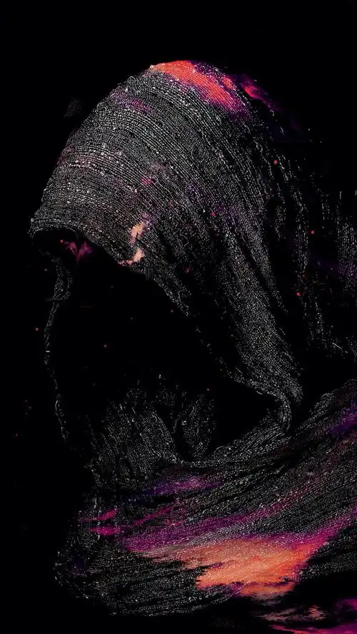 神秘的蒙面人个性手机壁纸图片