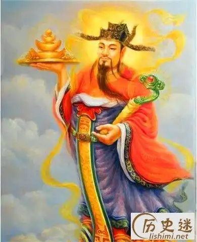 比干在中国的民间里,是被尊为"文财神"的.