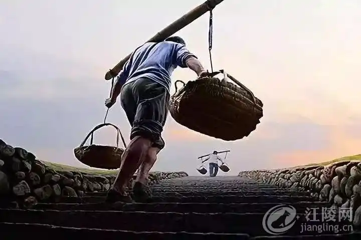 南干渠旁我的家乡父亲如一把篾刀把家养一根扁担挑四方