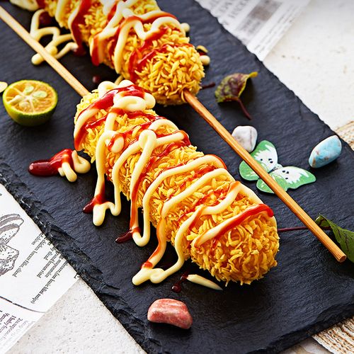 大成芝士热狗棒拉丝800g韩式芝士棒拉丝热狗网红小吃油炸半成品