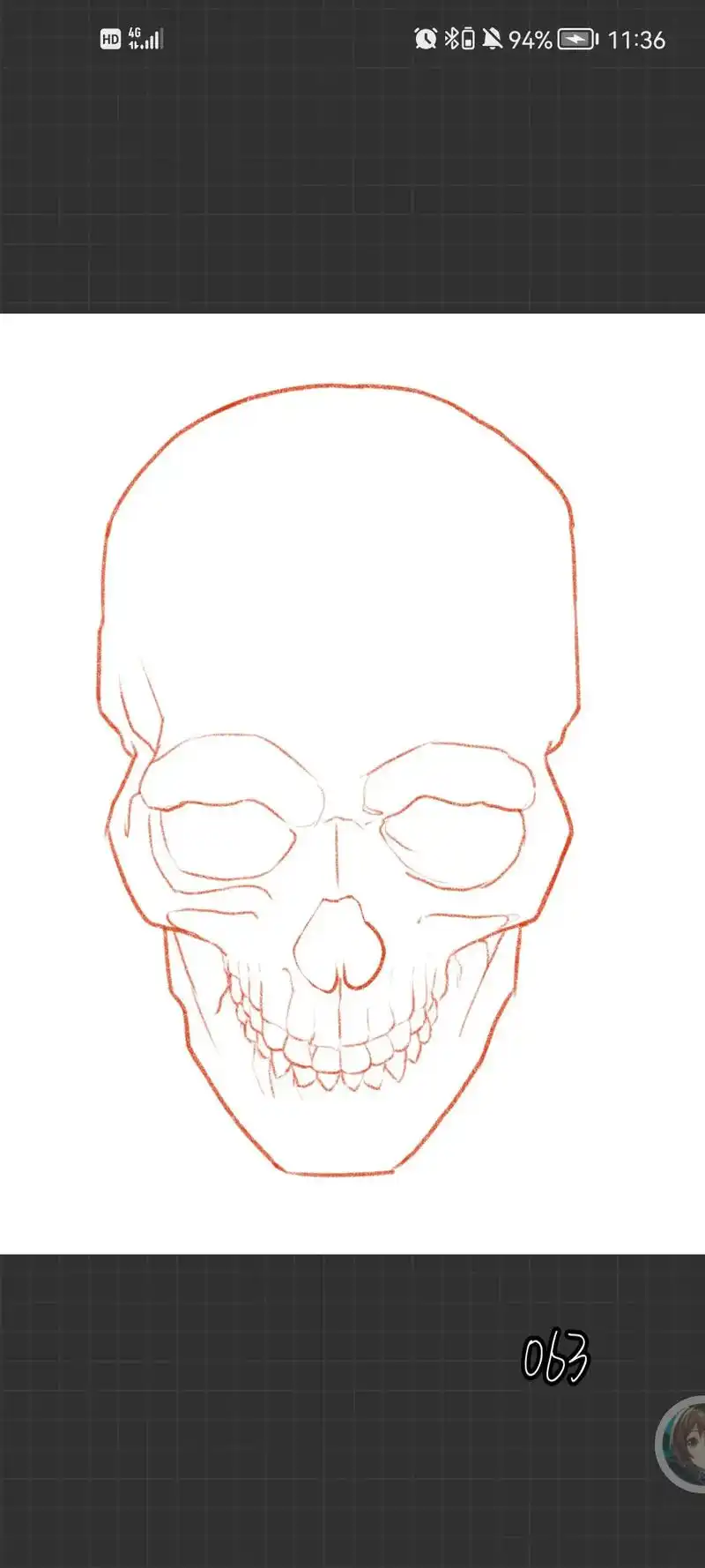 头部转练/4562头部结构.#我在蓝铅笔学画画  063 @蓝 - 抖音