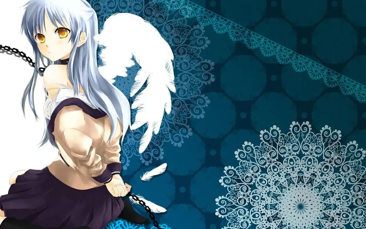 angel beats高清动漫美少女电脑桌面壁纸(二)