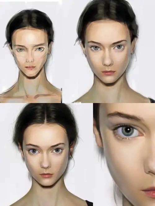 毕生画室 | 板绘网课之人物肖像步骤图