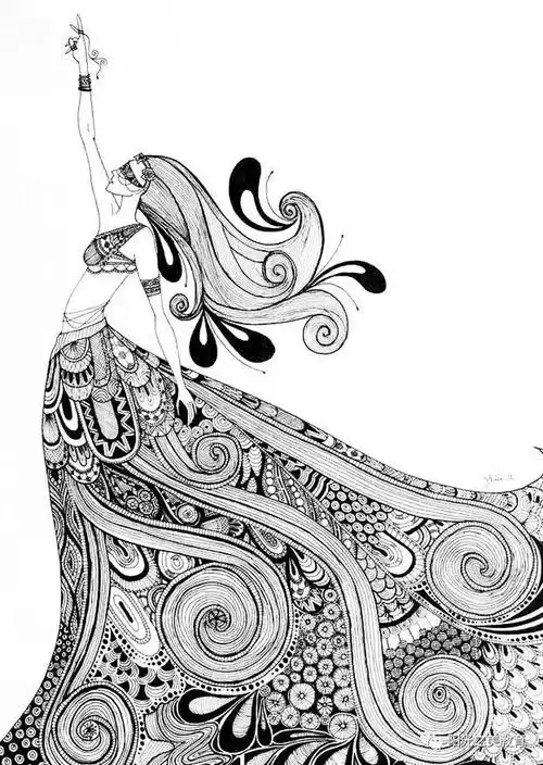 禅绕画 | 饶有趣味的线条艺术,惊艳你的双眼!