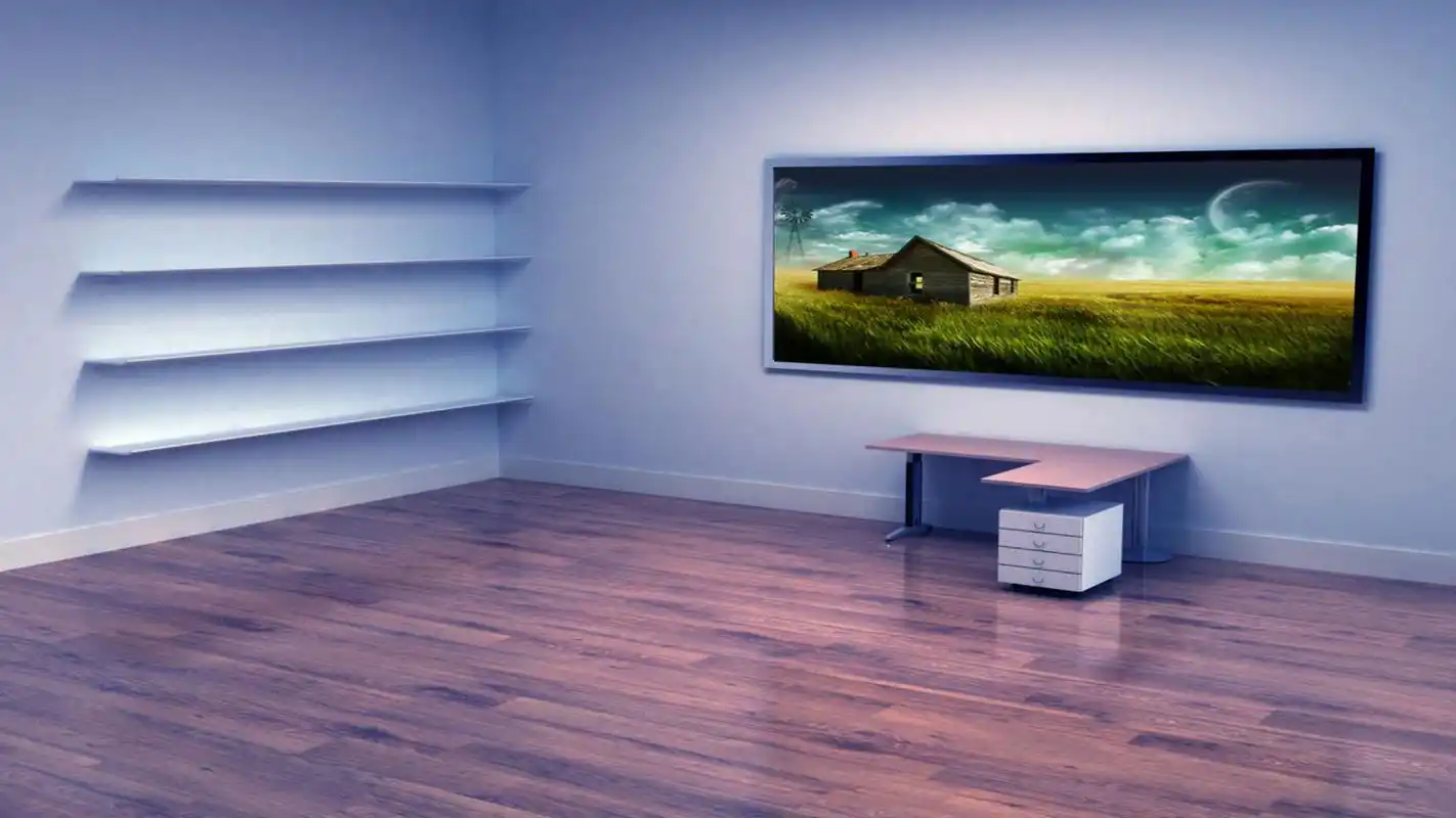 3d立体房间电脑桌面壁纸图片高清大图预览1920x1080_设计创意下载_美