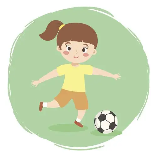 橄榄球运动员,矢量,女孩,卡通,可爱的图片素材_id:131354202