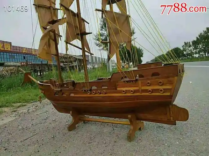 特大号实木帆船一帆风顺家园酒店会所直选寓意深长事事一帆风顺