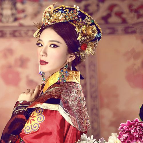 古装影楼写真服甄嬛传清朝宫廷皇后舞台演出服民族服装