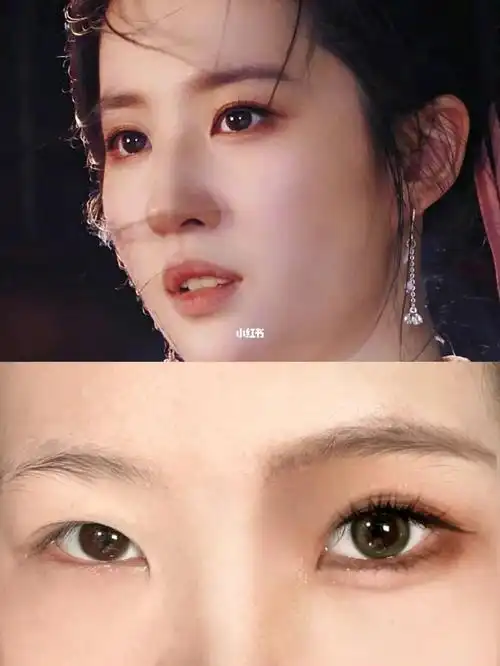 刘亦菲绝美骨相我悟了肿眼泡救命式眼妆