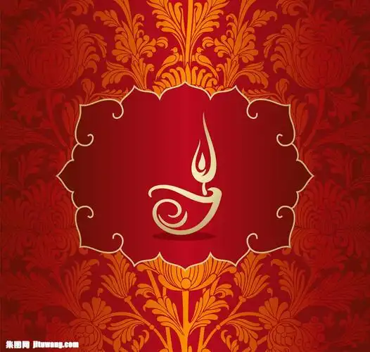 花边红色花纹图案矢量素材下载(图片id:858891)_-底纹背景-矢量素材