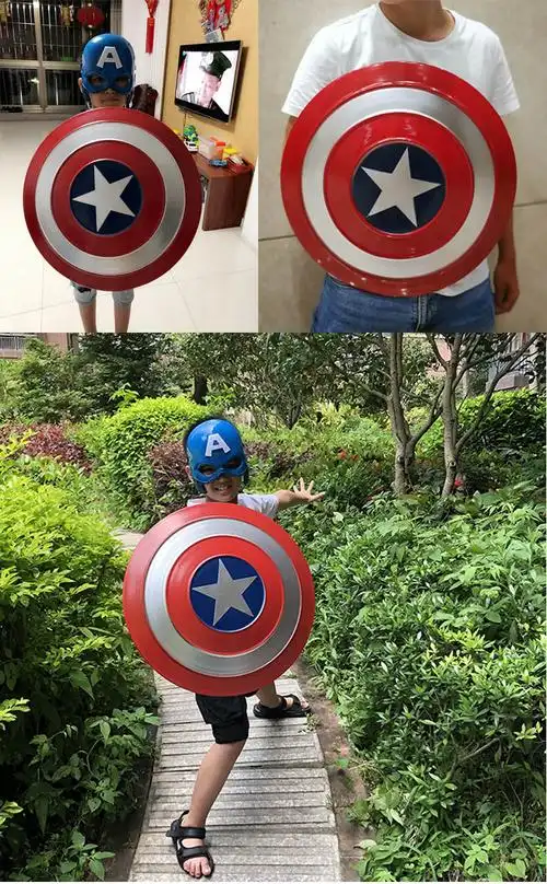 队长盾牌全金属队长的圆盾美队盾牌队长盾牌1比1挂件