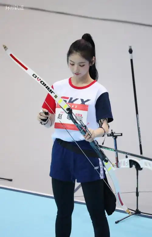 赵粤十环#93#赵粤长发#女子射箭@硬糖少女303-赵粤