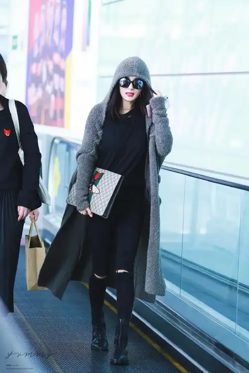 【杨幂】【饭修】美图 私服机场秀 【杨幂】你是我余生要守护的