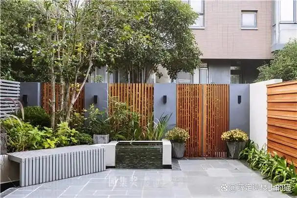 别墅庭院如何设计石材景墙,这几款可以参考