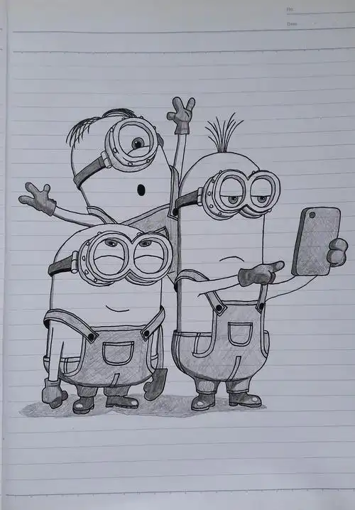 小黄人|纯艺术|绘画|_环己醇_ - 临摹作品 - 站酷 (zcool)