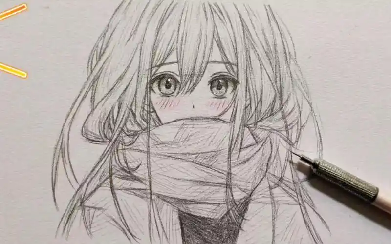 这样画动漫女生,不是一看就会吗太简单了!快来和我一起画