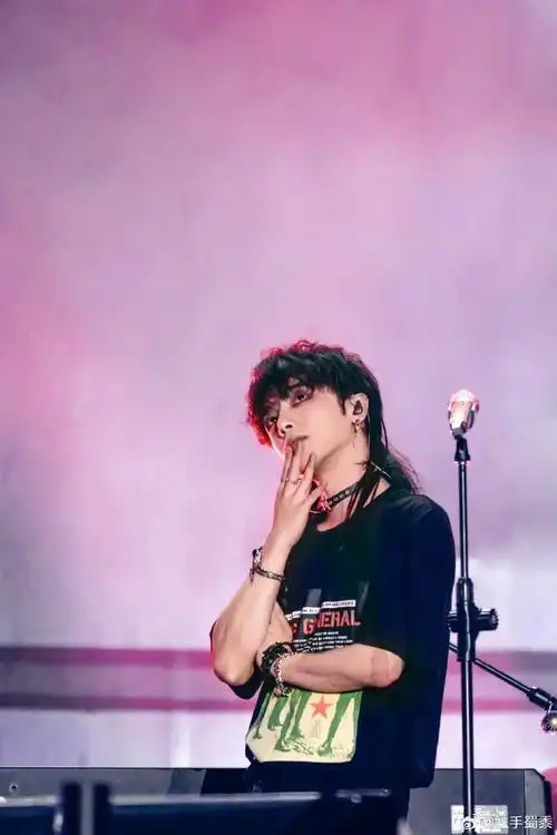 华晨宇狼尾挑染好绝