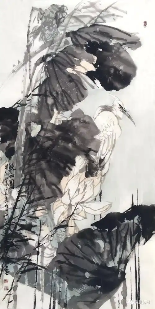 名家清赏慧心融翰墨慈爱寄丹青著名画家张长志作品赏析及爱心活动小记