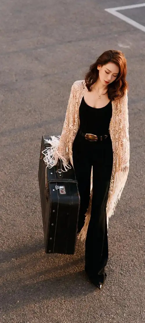 美女系列壁纸第1143期——戚薇风采闪耀2024