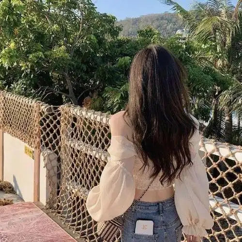 不露脸温柔风网红感女生头像