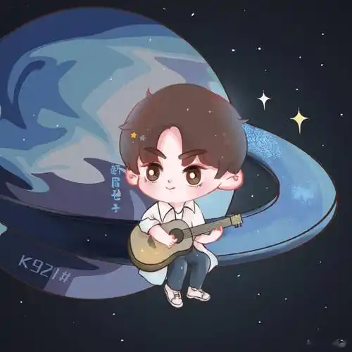饭绘版弹吉他的王俊凯,一起快乐唱歌吧