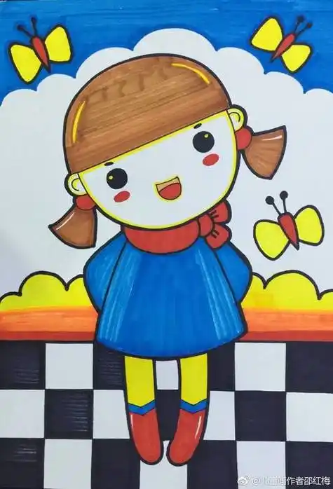 9岁儿童画 9岁儿童画画大全简单漂亮