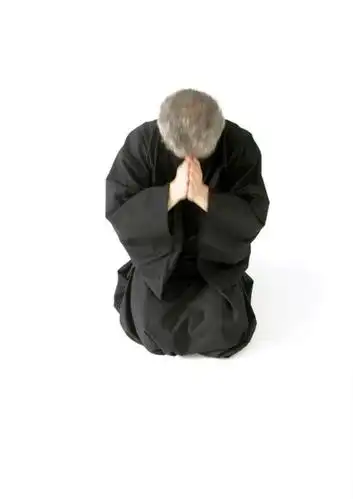 民族服装,欧洲,欧洲人,仅一个男性,仅一个人,弯腰,祝福,虔诚,祈祷