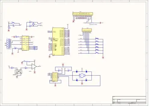 直流电机控制系统原理图