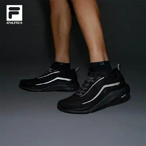 黄景瑜同款fila 斐乐官方男鞋跑步鞋2024夏新款缓震运动鞋玄豹鞋2