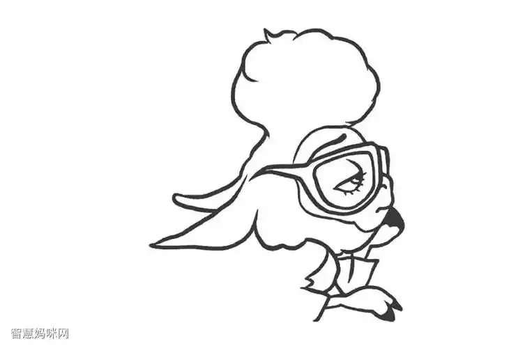 疯狂动物城羊副市长简笔画教程