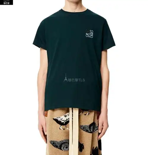 【包邮包税】 loewe罗意威 21年秋冬 男士 短袖t恤 anagram 圆领t恤