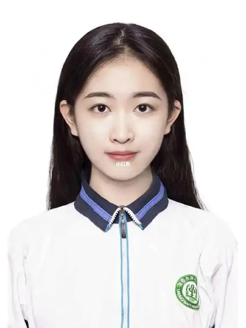 证件照  #高中  #女子高中生  #一寸照  #毕业照  #学生  #摩羯女