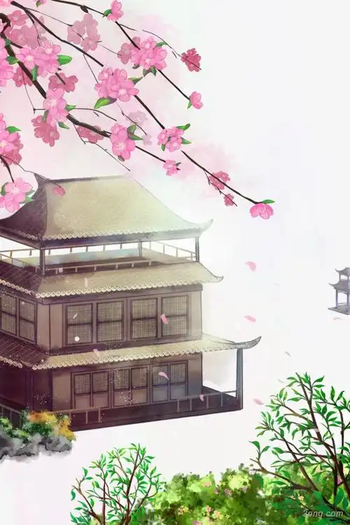 古代建筑楼阁水墨亭台中国风楼阁下载本站所有作品均是用户上传分享