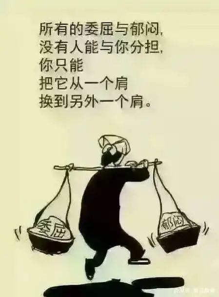 所有的委屈,所有的痛苦与无奈,都要靠自己扛,根本就没有人能替 - 抖音