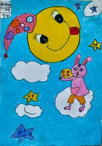 9月16日儿童画作品集《中秋》