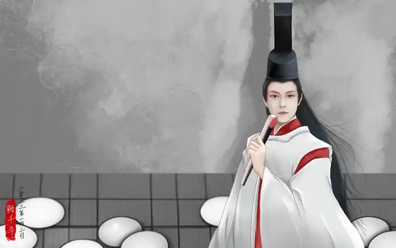 棋魂之褚赢手绘