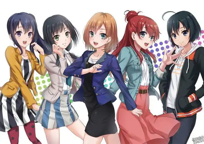 shirobako五人组白箱横图