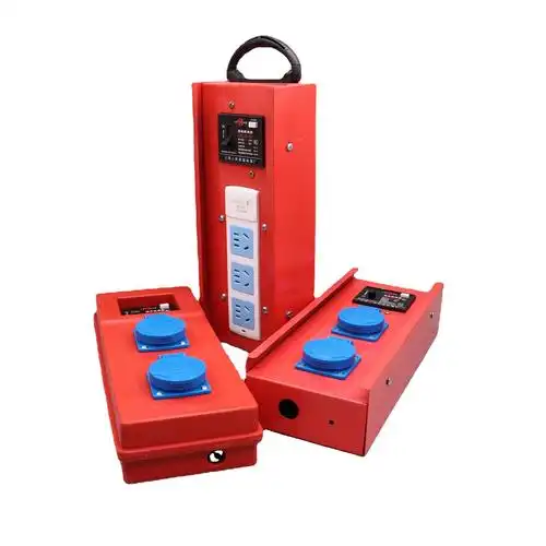 工业插座箱铁小型电箱塑料移动220v工地临时配电箱手提便携式