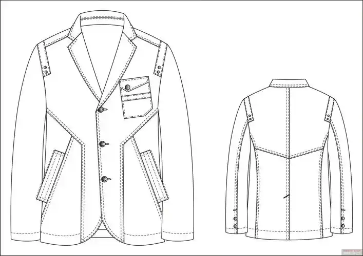 款式图西装款式看了请多些意见thanks